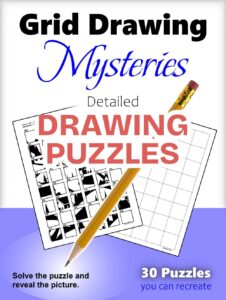 Grid Drawing Mysteries (Cover Template)